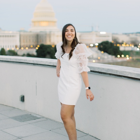 Amanda uprichard dress great for engagement party or rehearsal dinner - Picture 2 of 3